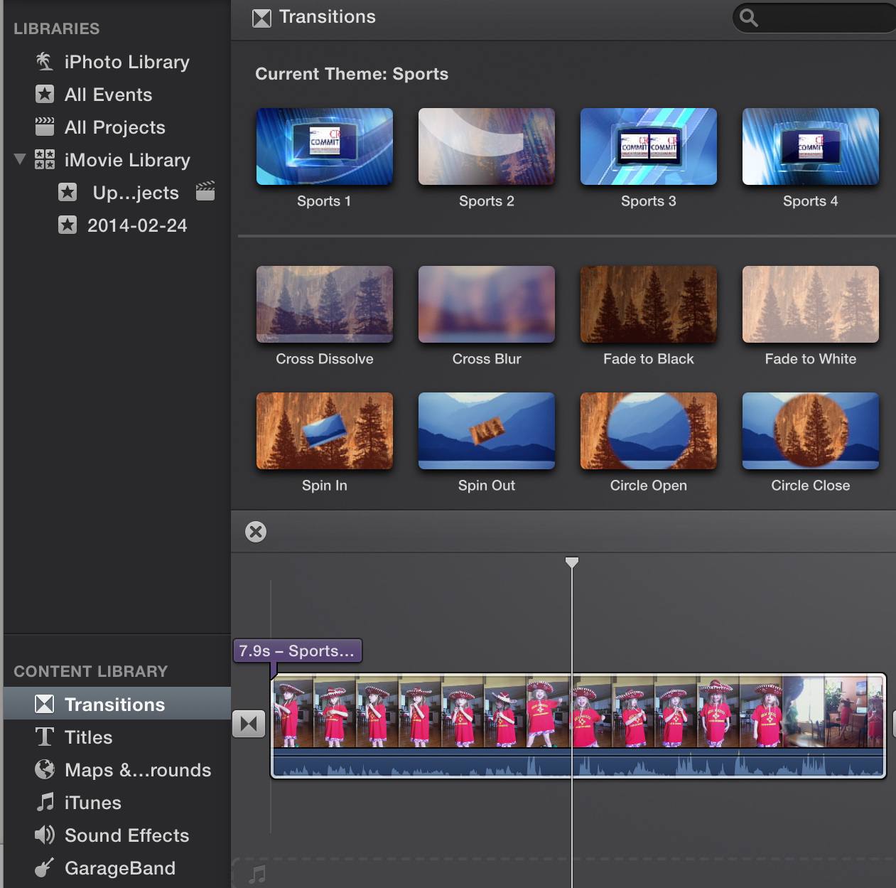 New Transitions For Imovie